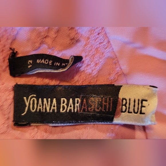 * YOANA BARASCHI BLUE Anthropology  pink dress - Picture 4 of 5